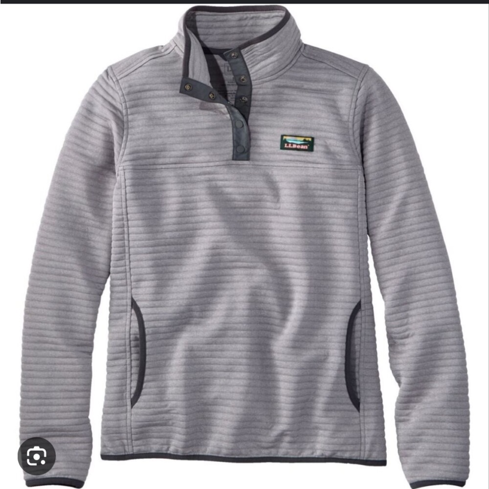 L.L. Bean airlight pullover in gray size S
